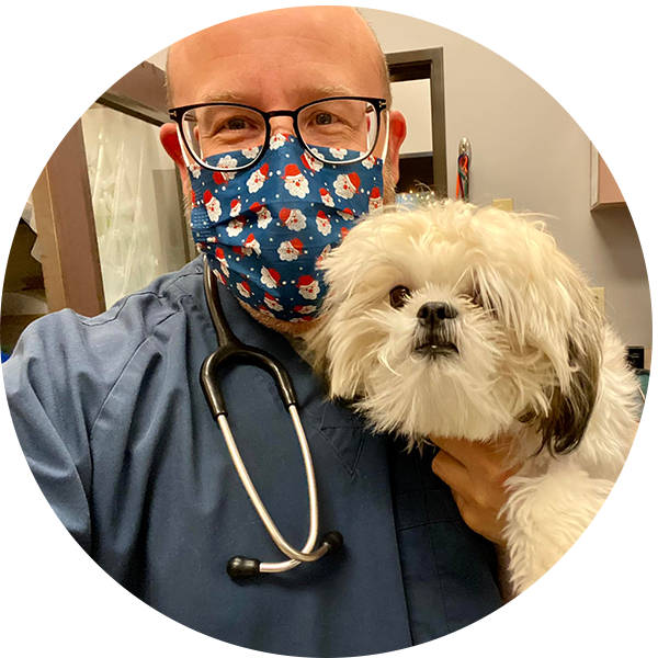 Dr Fox With Fluffy Dog